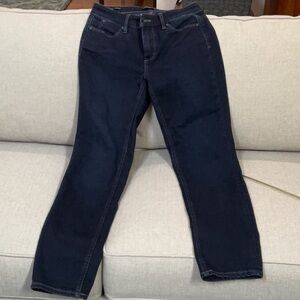 Dark blue Talbots 5 pocket straight leg jeans